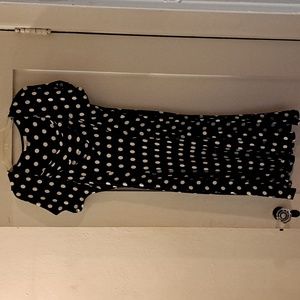 Polka-dot blue dress by Laundry